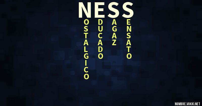 Acróstico ness
