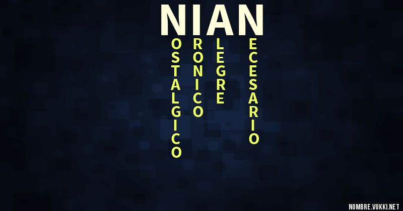 Acróstico nian