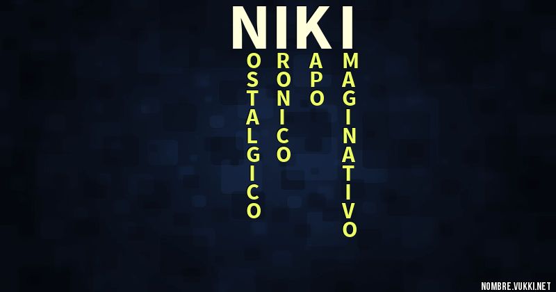 Acróstico niki