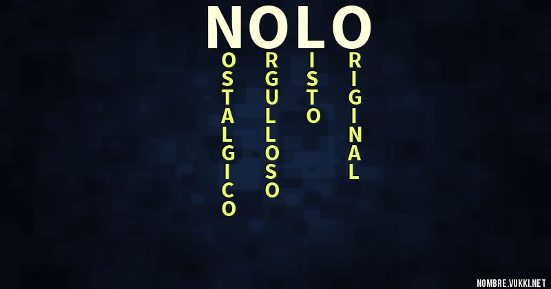 Acróstico nolo