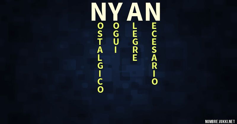 Acróstico nyan