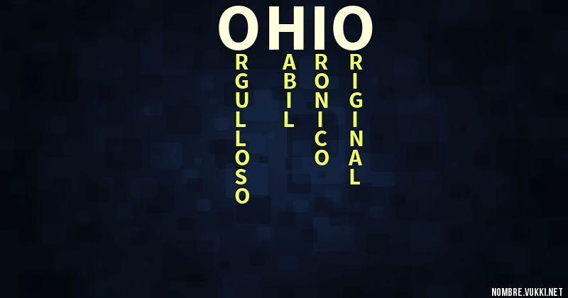 Acróstico ohio