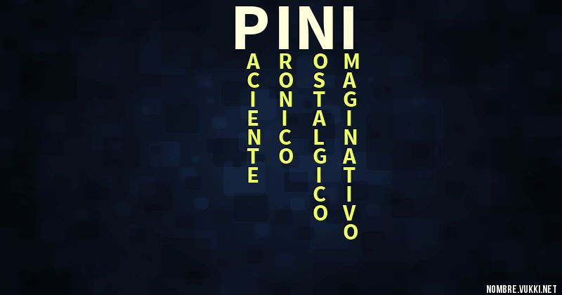 Acróstico pini