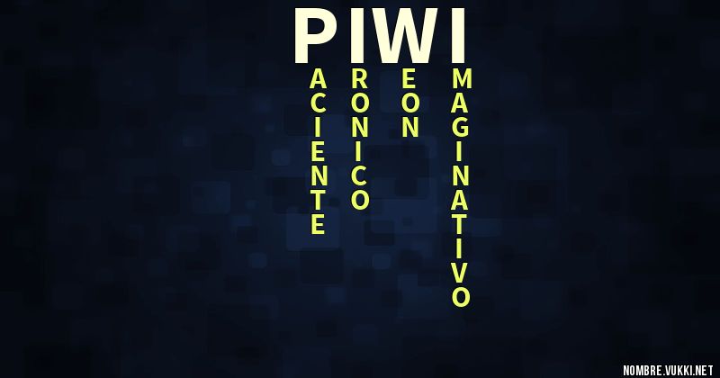Acróstico piwi