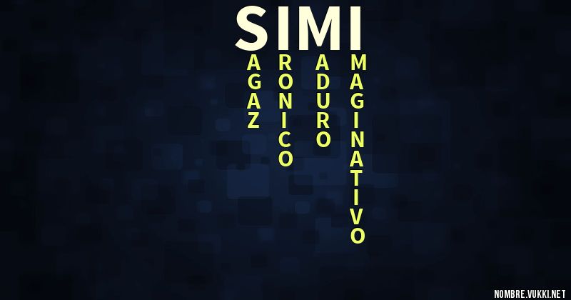 Qué significa simi