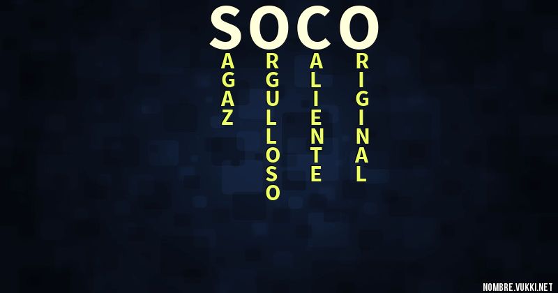Acróstico soco