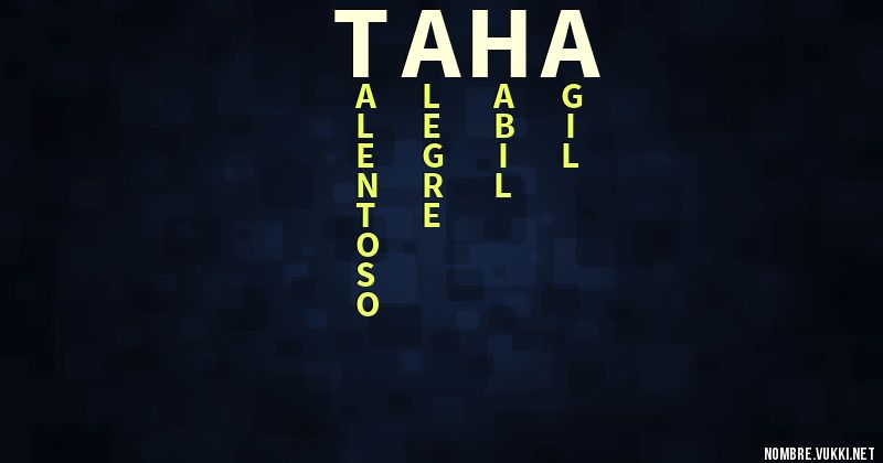 Acróstico taha