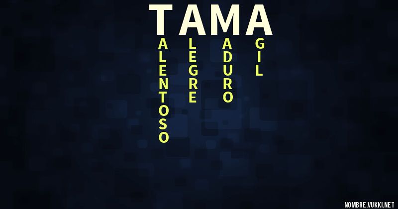 Acróstico tama