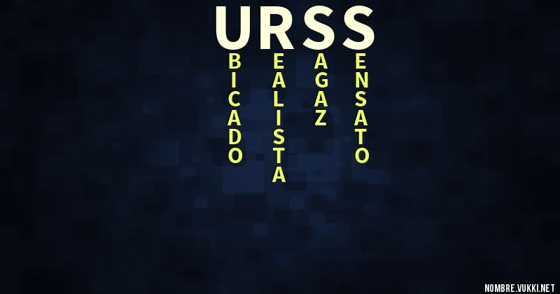 Acróstico urss