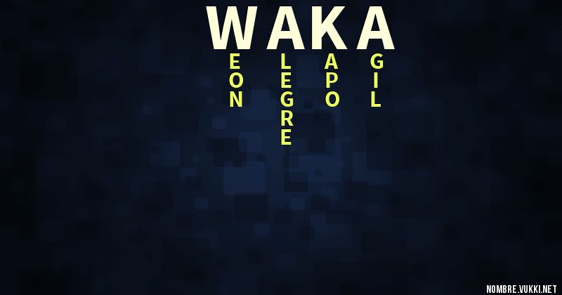 Acróstico waka