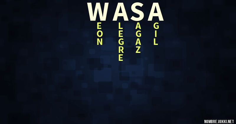 Acróstico wasa