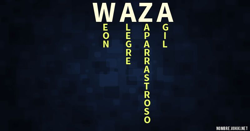 Acróstico waza