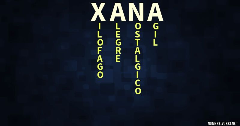 Acróstico xana