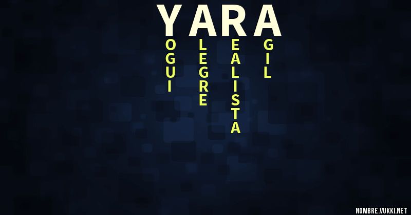 Acróstico yara