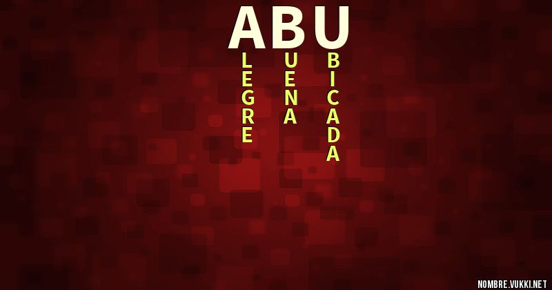 Acróstico abú