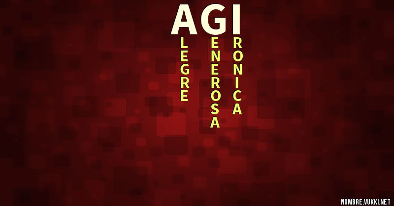 Acróstico agi