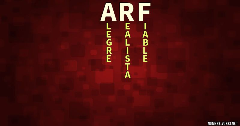 Acróstico arf