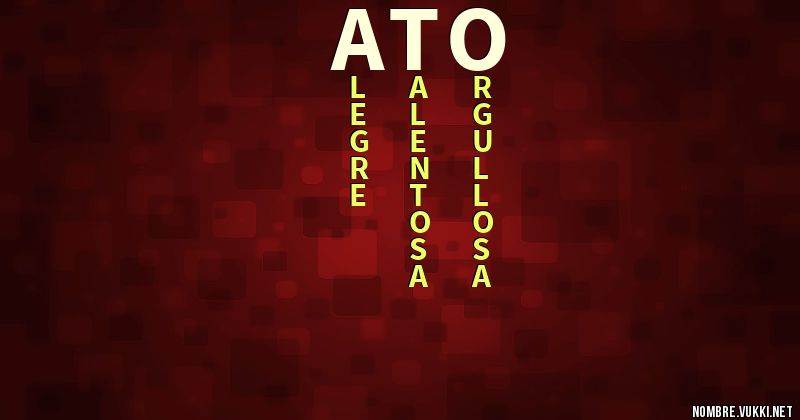 Acróstico ato