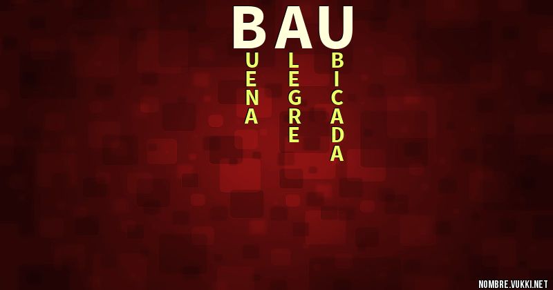 Acróstico bau