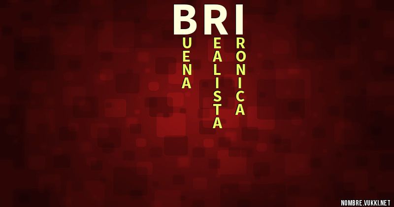 Acróstico bri 0