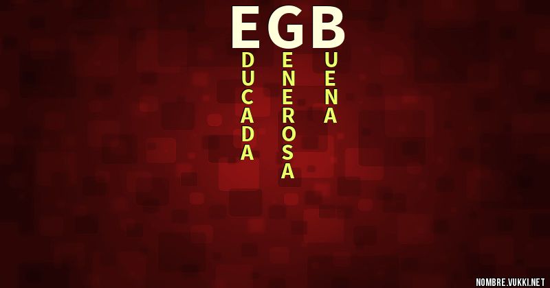 Acróstico egb
