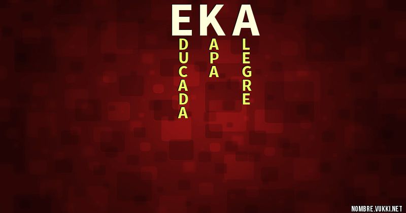 Acróstico eka