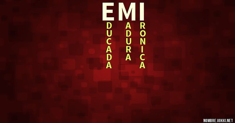 Acróstico emi