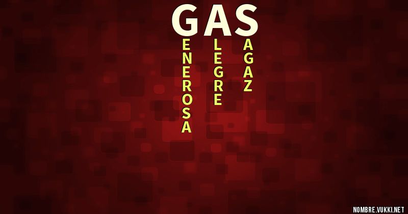 Acróstico gas