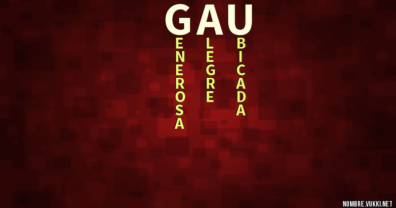 Acróstico gau