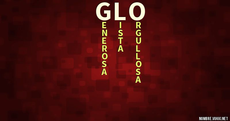 Acróstico glo