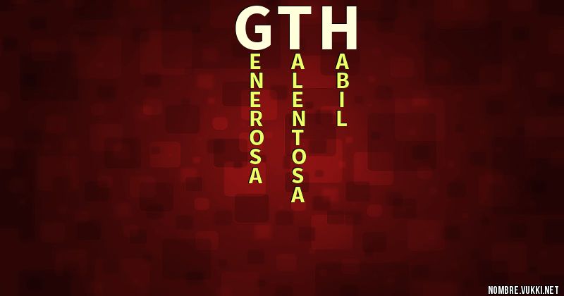 Acróstico gth