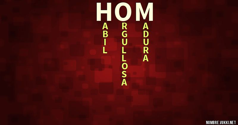 Acróstico hom
