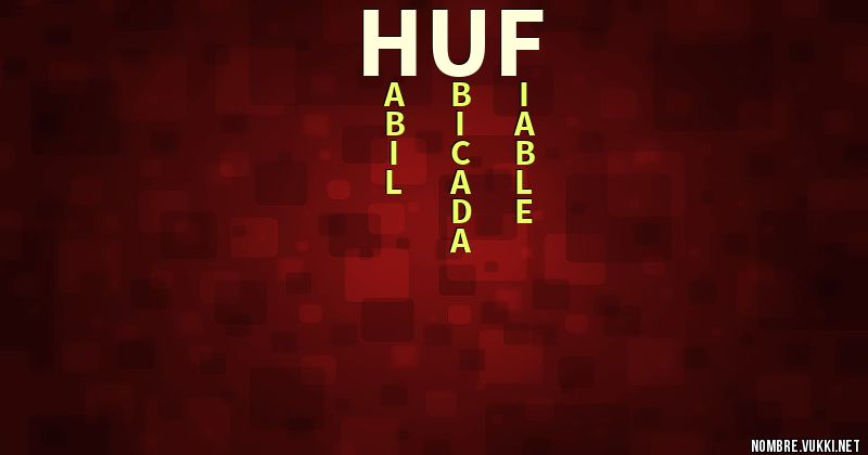 Acróstico huf