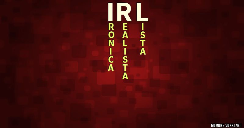 Acróstico irl