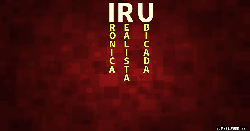 Acróstico iru
