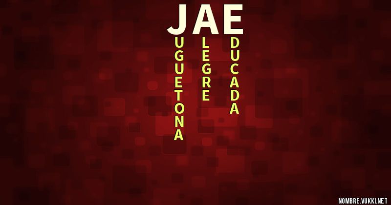 Acróstico jae