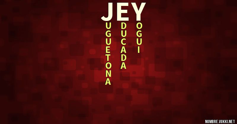 Acróstico jey