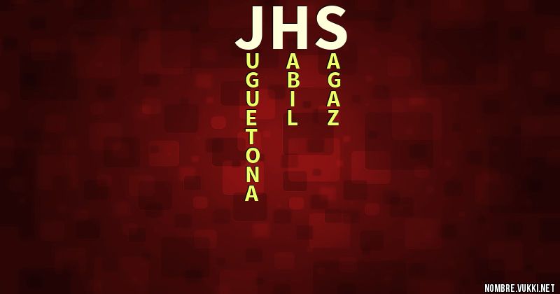 Acróstico jhs