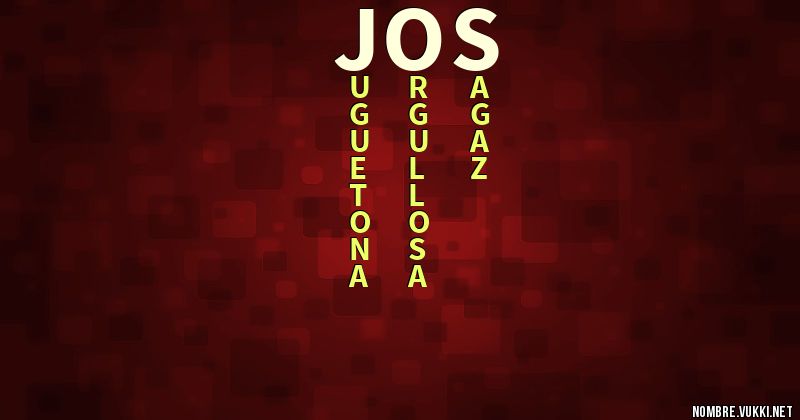 Acróstico jos