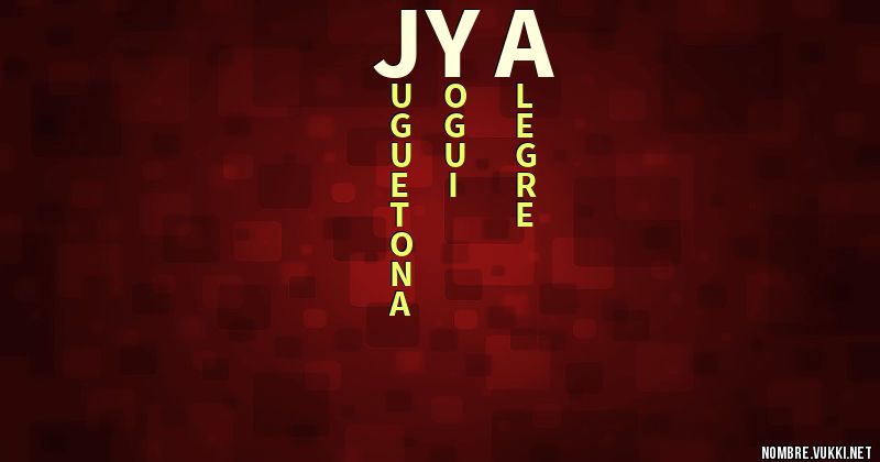 Acróstico jya