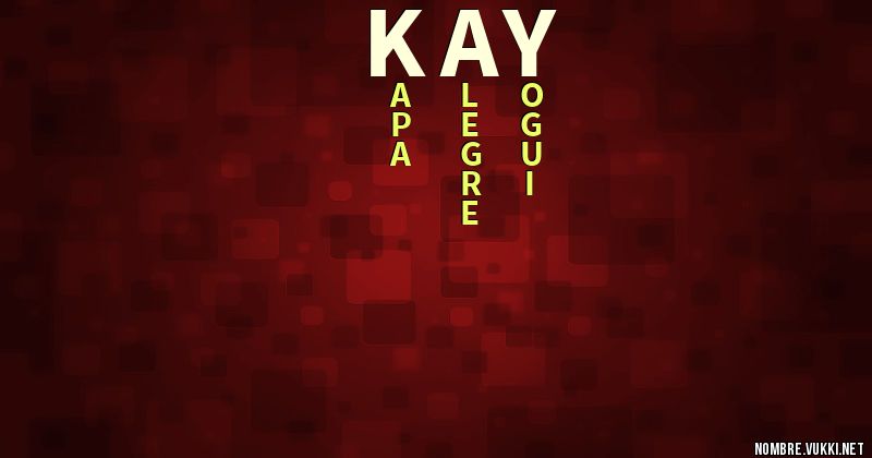 Acróstico kay