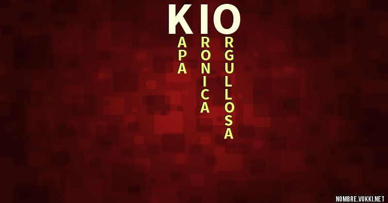 Acróstico kio