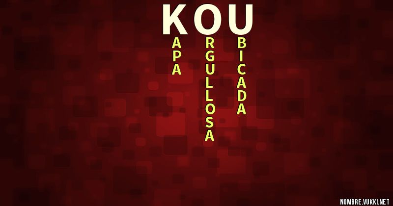 Acróstico kou