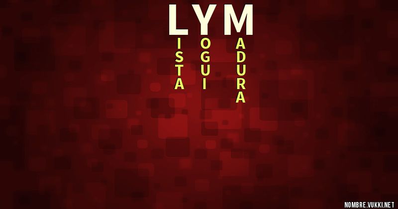 Acróstico lym