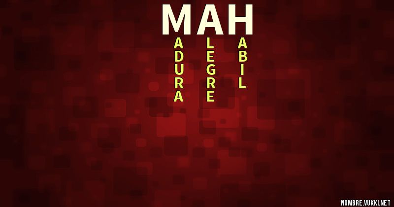 Acróstico mah