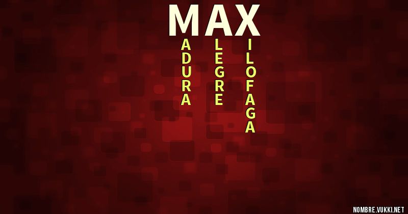 Acróstico max