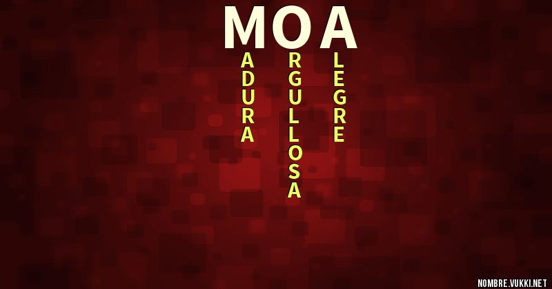 Acróstico moa