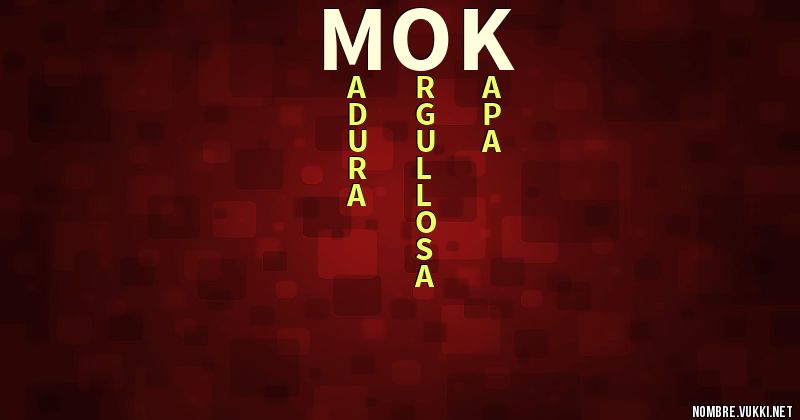 Acróstico mok