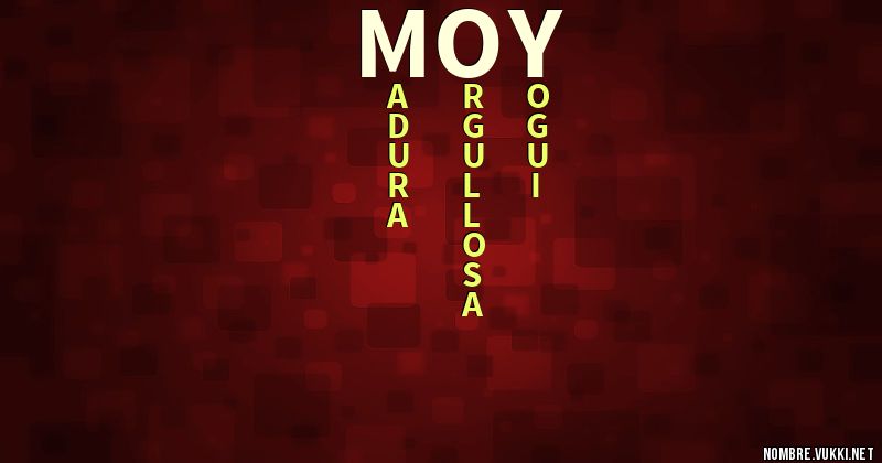 Acróstico moy