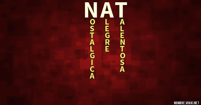 Acróstico nat